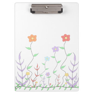 Lovely Wildflowers Clipboard