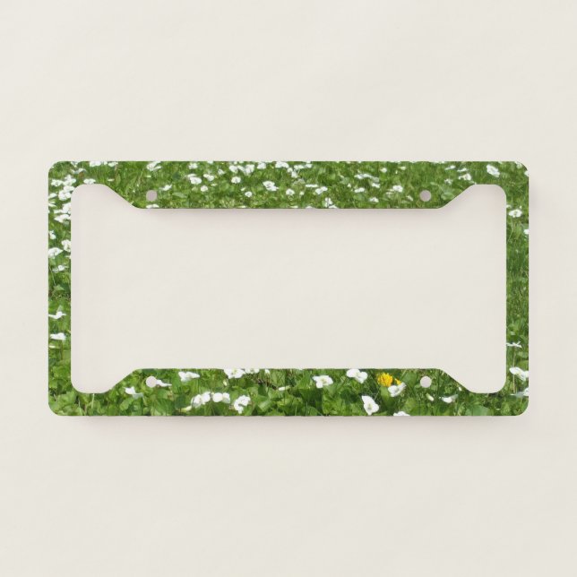 Lovely Wildflowers License Plate Frame (Front)