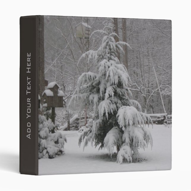Lovely Winter Scene Binder (Front/Spine)