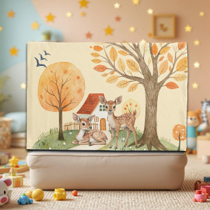 Lovely Woodland Deer Countryside Home Pillow Case