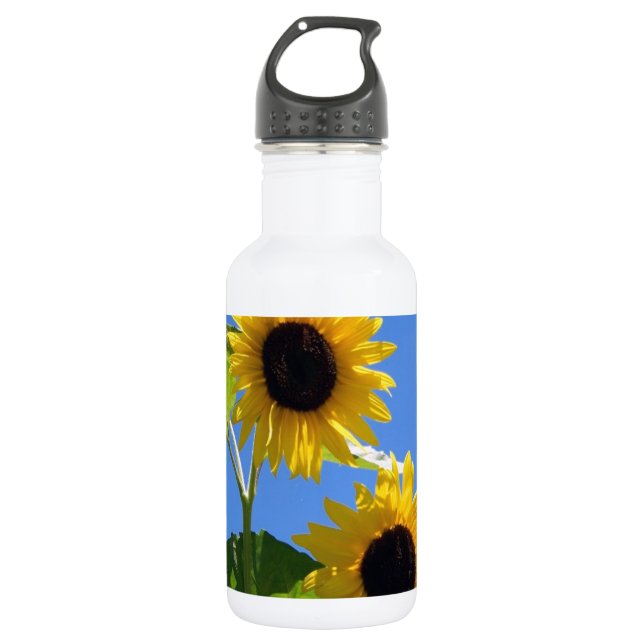LOVELY YELLOW DAISY WATER BOTTLE (Front)