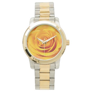 Lovely Yellow Rose Bloom Watch by PattiJAdkins at Zazzle