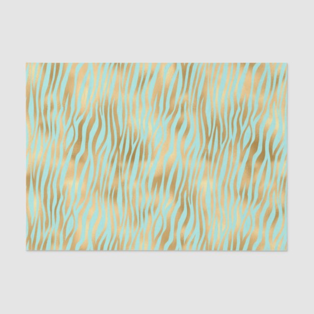 Lovely Zebra Stripes Tissue Paper (Front)