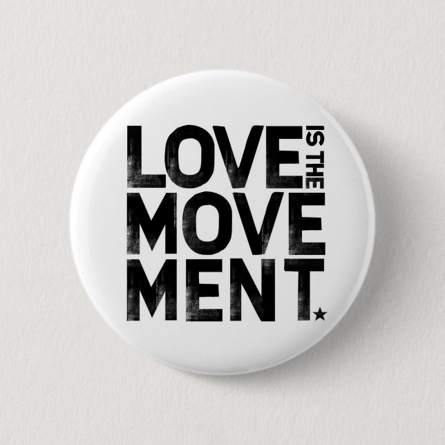 lovemovement pinback button (Front)