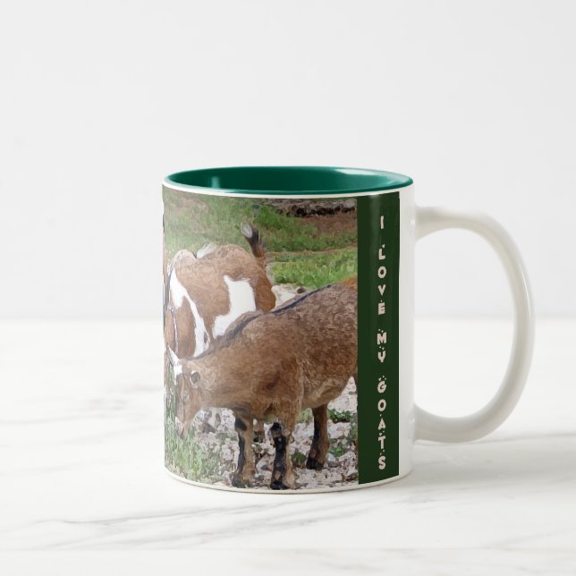 LoveMyGoats-mug Two-Tone Coffee Mug (Right)