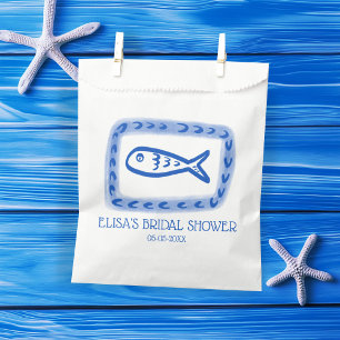 LoveNotes from Sea Cute Fish CUSTOM Bridal Shower Favor Bag