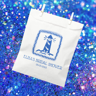 LoveNotes from Sea Lighthouse CUSTOM Bridal Shower Favor Bag