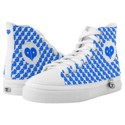 loveNpeace High-Top Sneakers