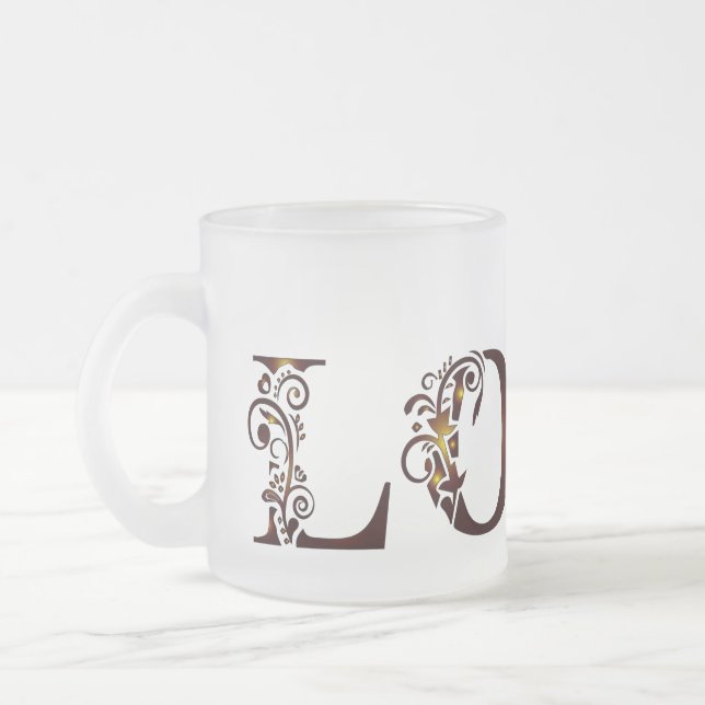 Lover2 Glass Mug (Left)