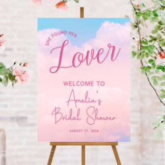 Lover Bridal Shower Sign, Swift Bridal Shower Love Foam Board