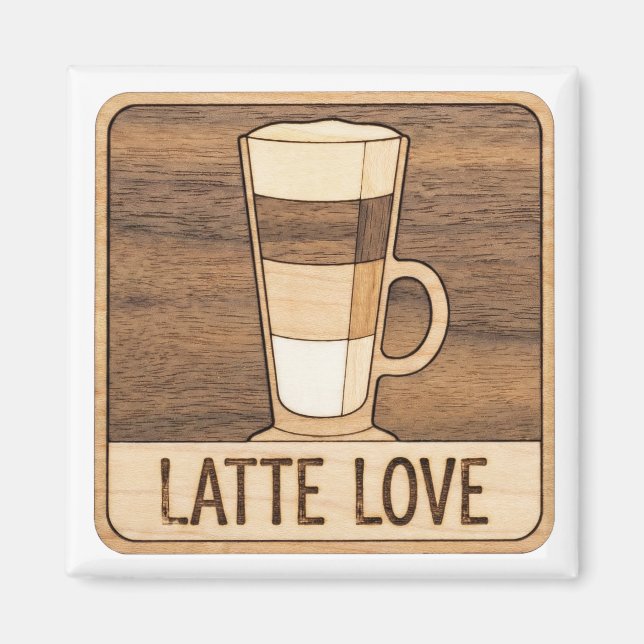 Lover Cafe Decor Magnet (Front)
