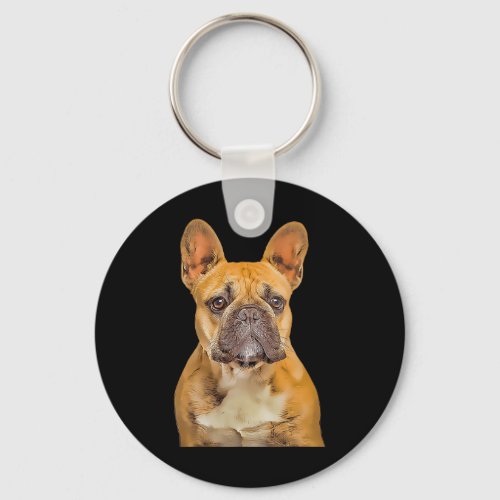 Lover_cartoon Filter Design_dog Portrait_french Bu Keychain