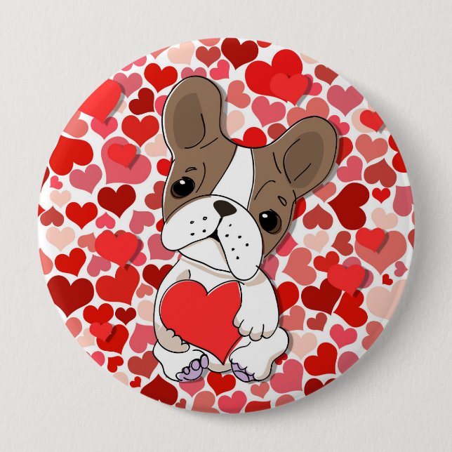Lover Dog Button (Front)
