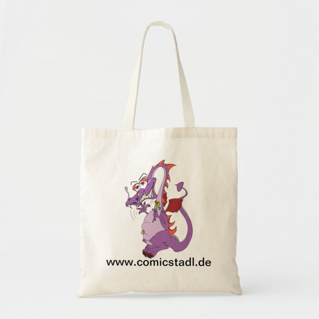 lover dragon tote bag (Front)