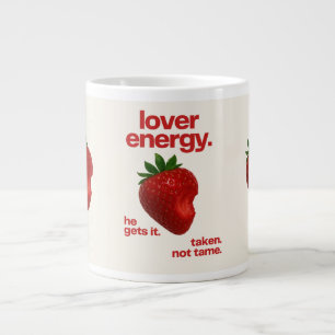 Lover Energy Mug Strawberry Bite Coffee Cup