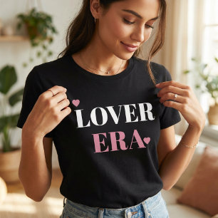 Lover Era Valentine's Day Pink & Red Hearts Tri-Blend Shirt