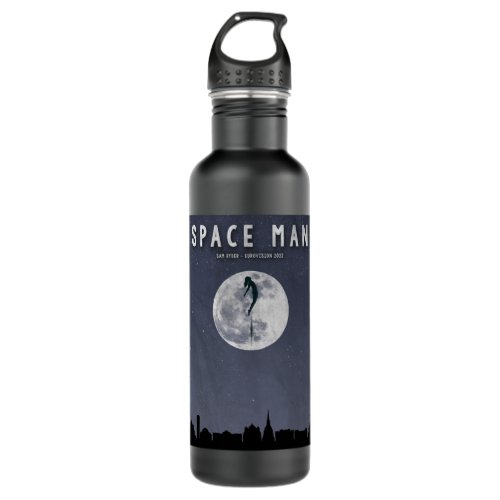 Lover Gift IM Up In Space Sam Ryder Illustration Stainless Steel Water Bottle