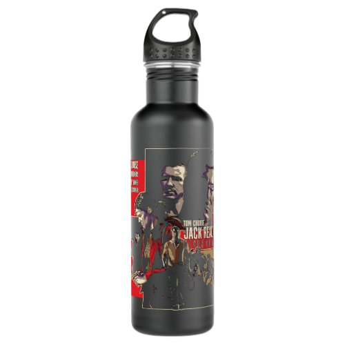 Lover Gift Jack Reacher Video Movie Tv Series Show Stainless Steel Water Bottle