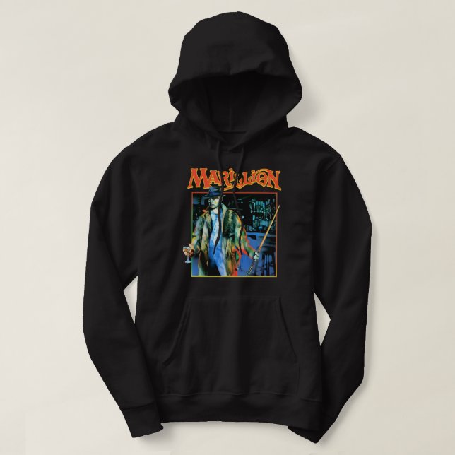 Lover Gifts Marillion Retro Vintage Hoodie (Design Front)