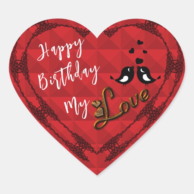 Lover Heart Sticker (Front)