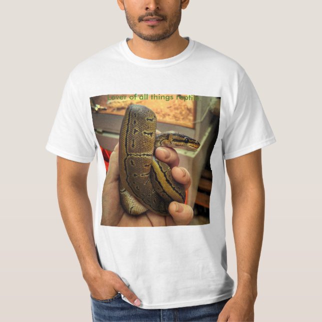 Lover Of All Things Reptile, Snake. T-Shirt (Front)