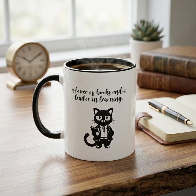 Lover Of Books Leader In Learning Educator Mug (Creator Uploaded)