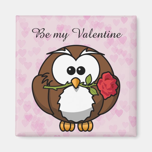 lover owl magnet (Front)