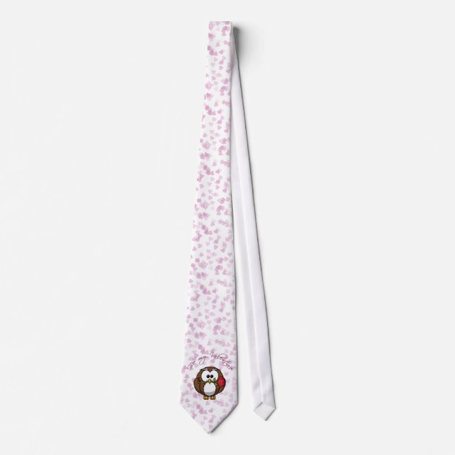 lover owl neck tie (Front)