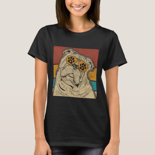 Lover Owner Retro Animal Outfit Vintage English Bu T_Shirt