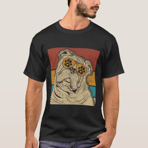 Lover Owner Retro Animal Outfit Vintage English Bu T_Shirt