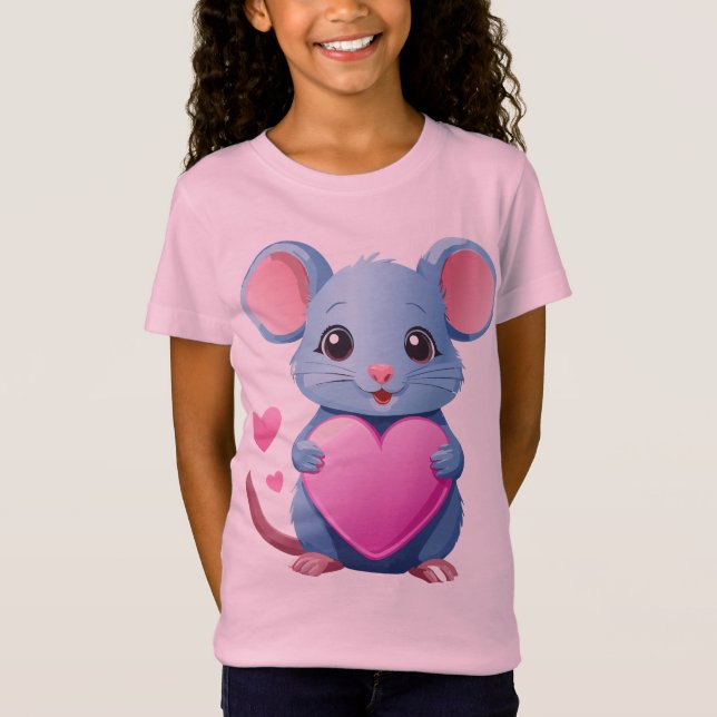 Lover Rat Design I Like this Funny Mouse Graphic T-Shirt (Front)