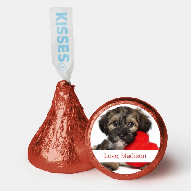 Lover Valentine Havanese Puppy Dog Hershey®'s Kisses® (Front)