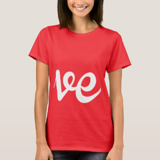 LOVER WRITING RIGHT - WHITE -.png T-Shirt