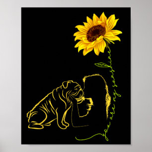 Lover-you Are My Sunshine-best Idea For Dog Mom Poster