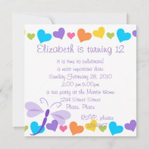Loverly Dragon Fly Invitation