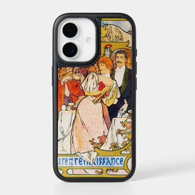 Lovers, Alphonse Mucha Otterbox iPhone Case (Back)