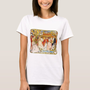 Lovers, Alphonse Mucha T-Shirt