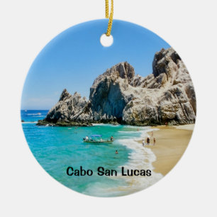 Lovers Beach, Cabo San Lucas Ceramic Ornament