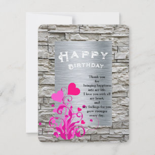 Lover's birthday card