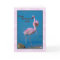 Lover's Birthday Card with Pink Flamingo