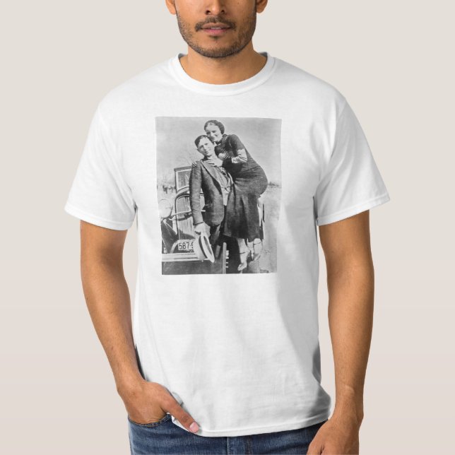 Lovers Bonnie and Clyde T-Shirt (Front)