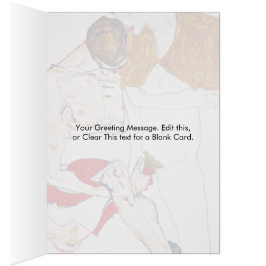 Lovers By Egon Schiele (Inside (Right))