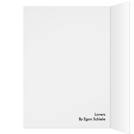 Lovers By Egon Schiele (Inside (Left))