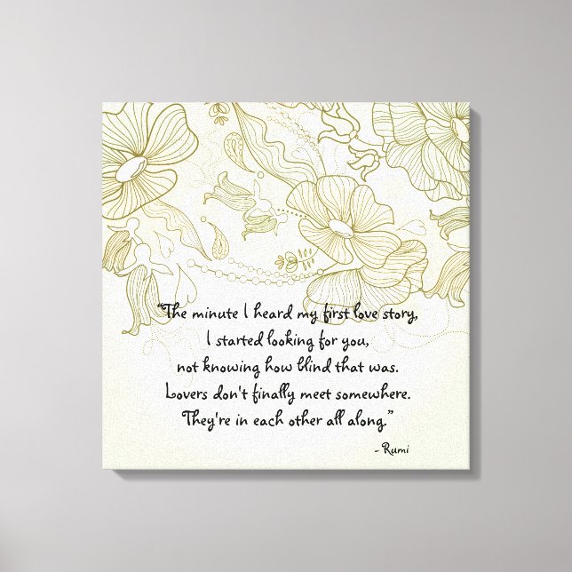 Lovers Canvas Print (Front)