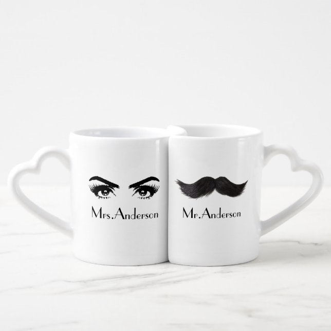 Lovers Coffee Mugs Mrs&Mrs.Customise (Front Nesting)