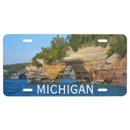 Lovers Cove Michigan License Plate