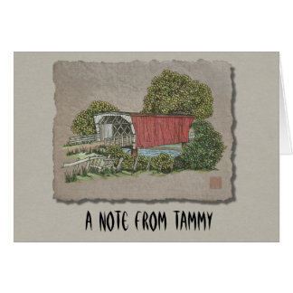 Lovers Covered Bridge Cards