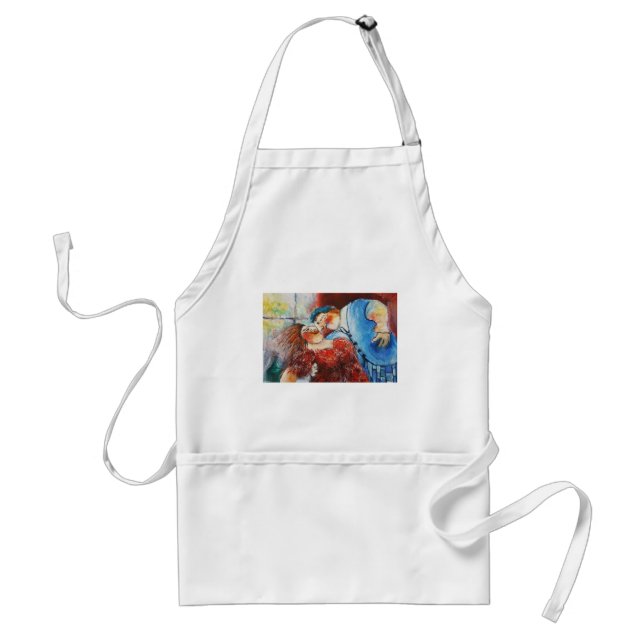 Lovers Dance Adult Apron (Front)