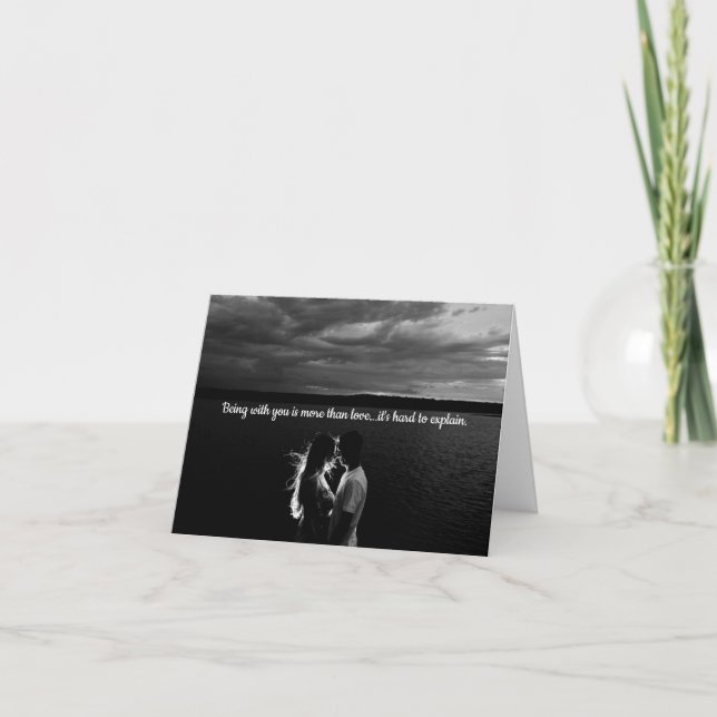 Lovers Eternal Flame Soulmate Love You Card (Front)