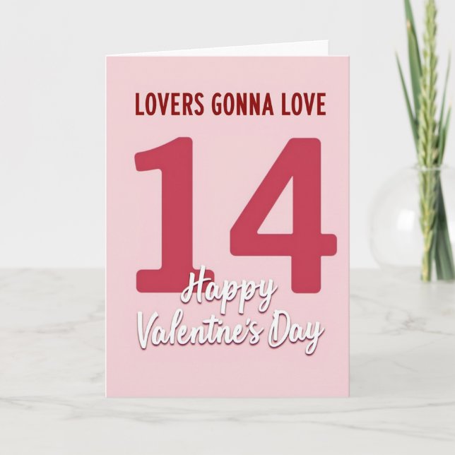 Lovers Gonna Love Valentines Day Card (Front)